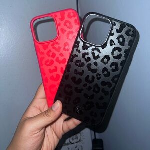 iPhone 13 Pro Max velvet caviar cheetah cases